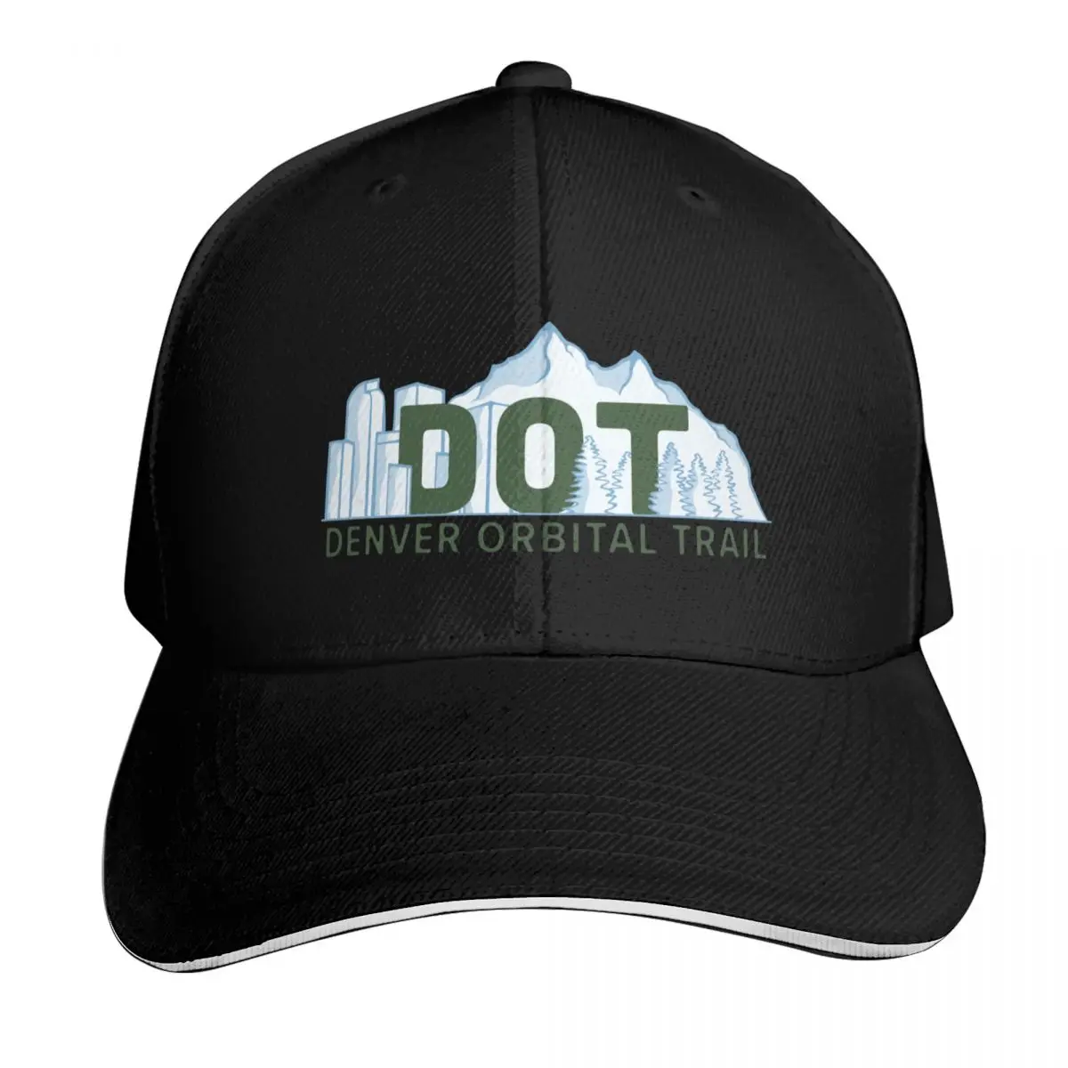 

Denver Orbital Trail - Illustration Baseball Cap winter hats for men Vintage |-F-| Anime Mens Tennis Women's