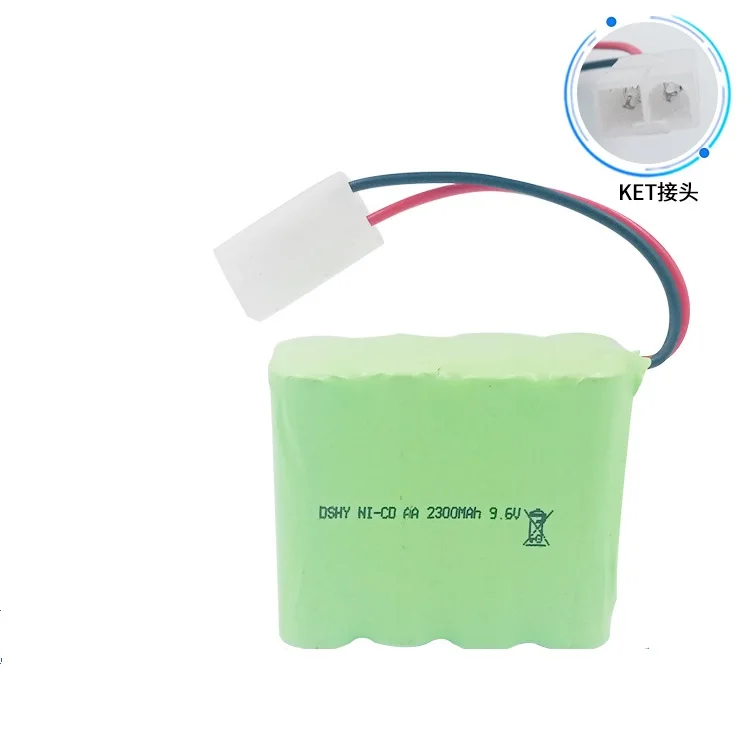 9.6V 2300mAh H Ni-MH AA แบตเตอรี่ไฟฟ้าของเล่นรถ Telerobot เรือรีโมทคอนโทรลถัง