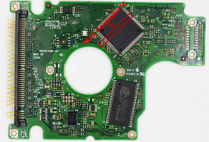 

Hitachi HDD PCB 220 0A28572 01 , 110 0A28572 01 / IC: 0A50456 / HTS541680J9AT00,HTS541616J9AT00,HTS541640J9AT00,HTS541660J9AT00