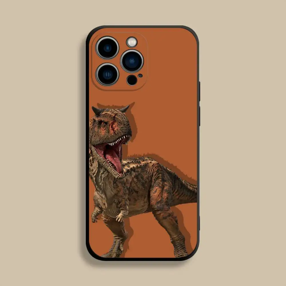 J-Jurassic P-Park W-World iPhoneケース iPhone 17,16,15,14,13,12,Pro,Max,Plus,E,SE4,Air,Mini対応 ブラック ソフトカバー