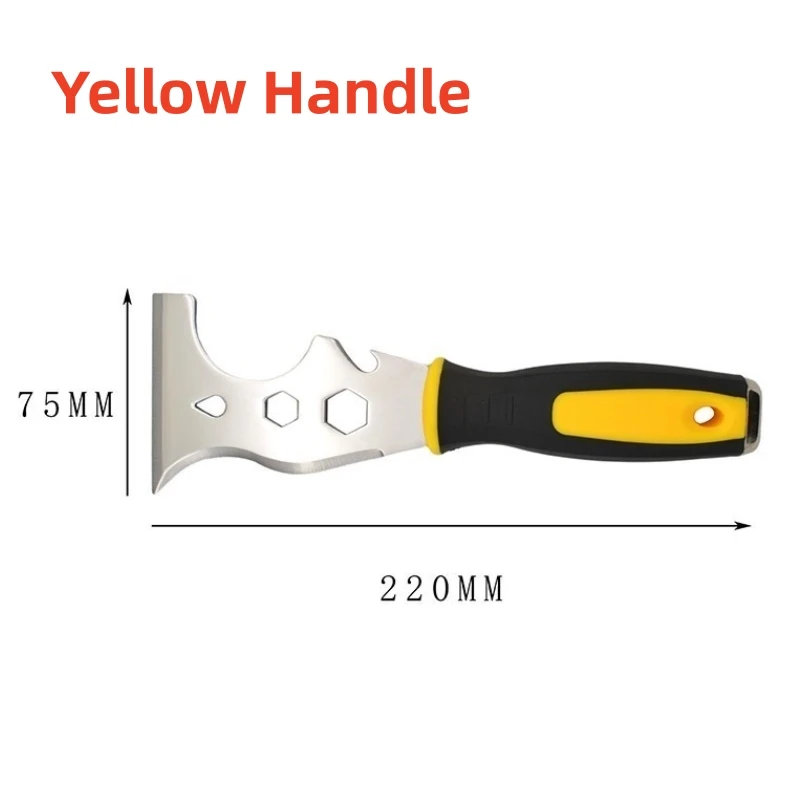 1pcs Multifunctional Putty Knife Set Stainless Steel Spatula Putty Scraper Cleaning Spatula DIY Construction Tools