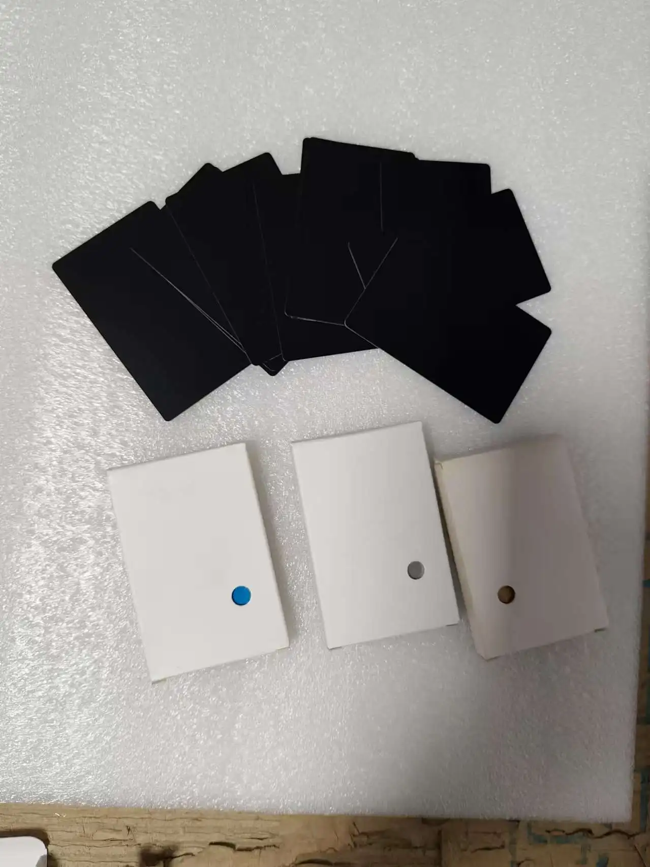 Metal DIY Engraving Blanks 50Pcs Aluminum Alloy Blank Marking Cards 11 Optional Colors Accessories for Fiber Laser Marking Work