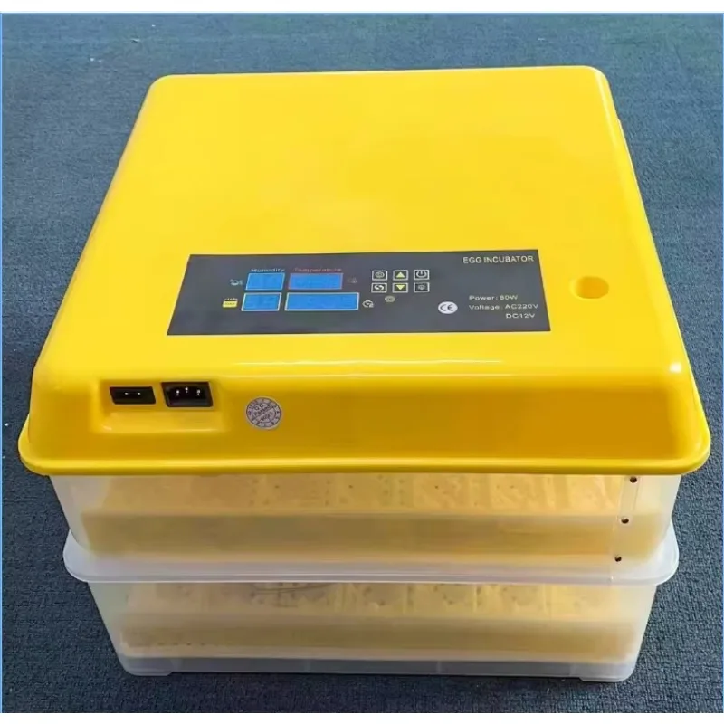 

48 Eggs Mini Home Incubator Double Electric Quail Reptile Turkey Chicken Duck Ostrich Hatching 220V PP Tray Automatic Egg New
