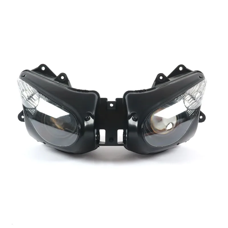 High Performance New Clear Color LED Motorcycle Headlight CFP-1032-5 For KAWASAKI ZX10R 2006 2007 Front Position 2 Lens