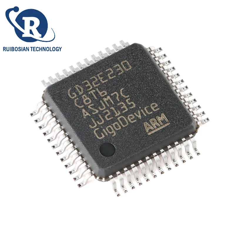 10PCS GD32E230C8T6 GD32E230 GD32E230C8 LQFP-48 32 Bit Microcontroller Chip original