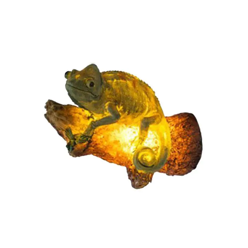 Outdoor Courtyard Garden Resin Imitation Chameleon Tree Hanging Animal Garden Landscape Light