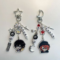 BSD Dazai Osamu and Chuuay Keychain Bungou Stray Dogs Soukoku Inspiration Keychain