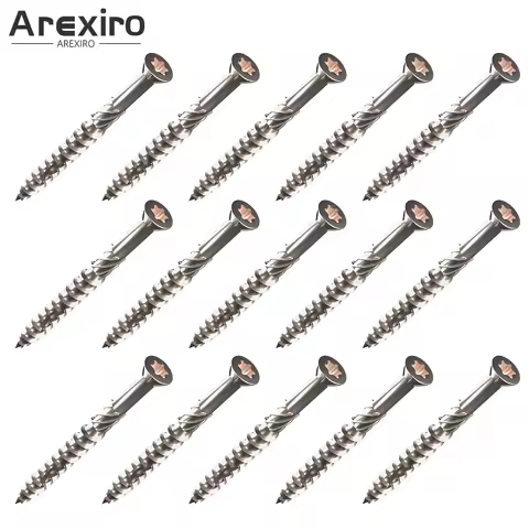 40/50/60/70/80mm Torx Slot Knurled Type Screw 410 Stainless Steel Wood Deck Screws Self Tapping Screw for Driving Skru Tapping