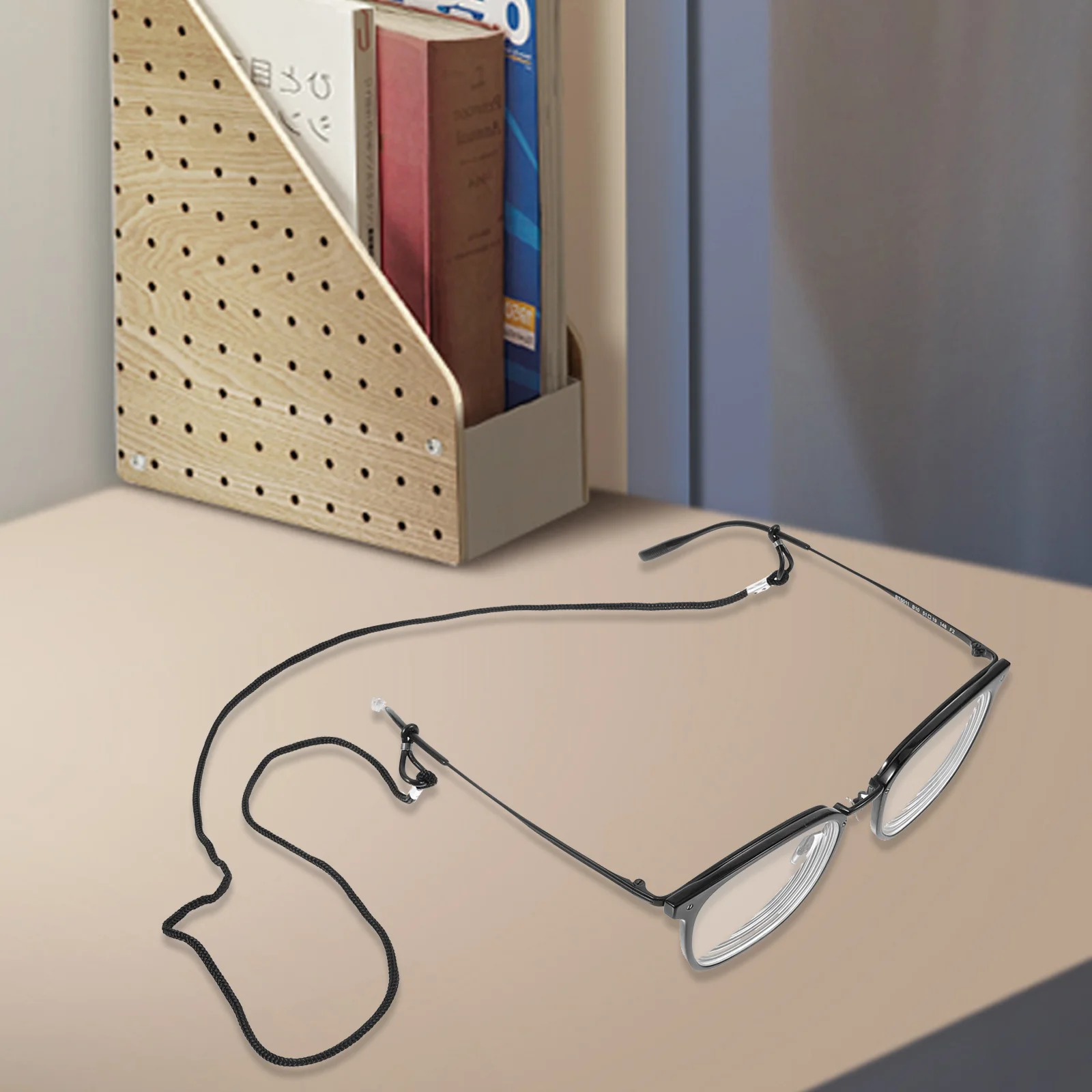 12 قطعة سلسلة النظارات السوداء حلقة مطاطية متينة لقراءة النظارات الشمسية وصفة طبية نظارات الحبل حامل نظارات السلامة #3