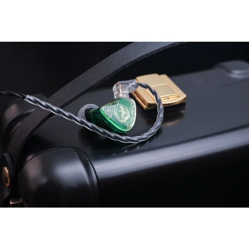 Tangzu WANER Jade Green with Mic 10mm Dynamic Driver In-ear Earphone IEM MIC Metal Composite Diaphragm N52Magnet Waner SG