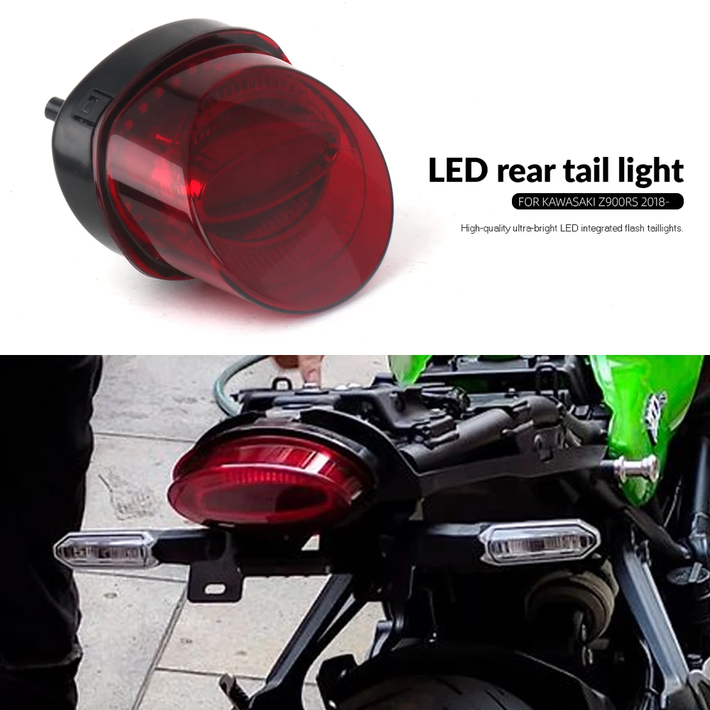 

Z900RS Taillight Plug and Play Motorcycle LED Rear Warning Brake Light Waterproof Tail Light For KAWASAKI Z900 RS Z 900 RS 2018-