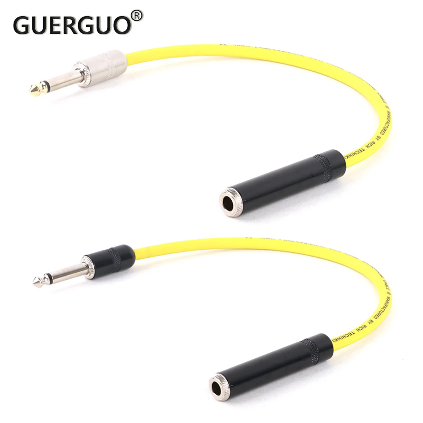 

6.35mm Mono Male to 6.35mm Stereo Female Jack Instrument Audio Cable For Electric Guitar Mixer Guitar Microphones 0.3M-15M