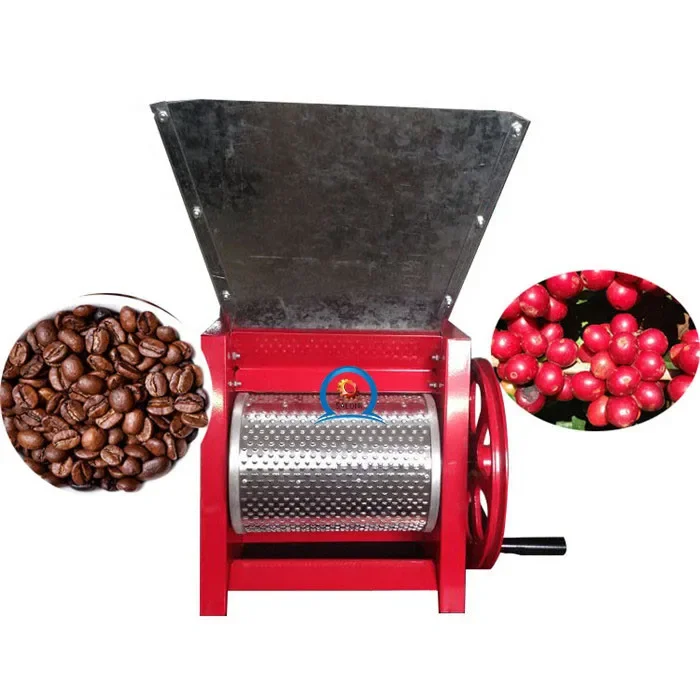 hot sale small fresh coffee bean skin removing machine pulper huller peeling thresher peeler sheller machines price