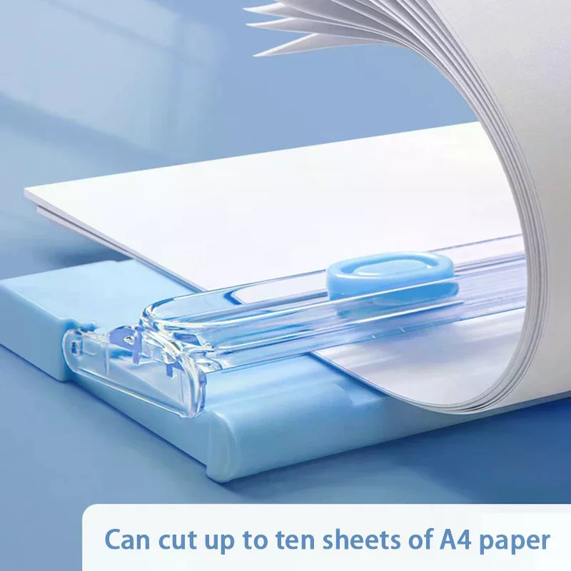 A4 Bidirectional Cutting Paper Cutter with Pull-out Ruler for Photo Trimmers Scrapbook Lightweight Cutting Mat Machine