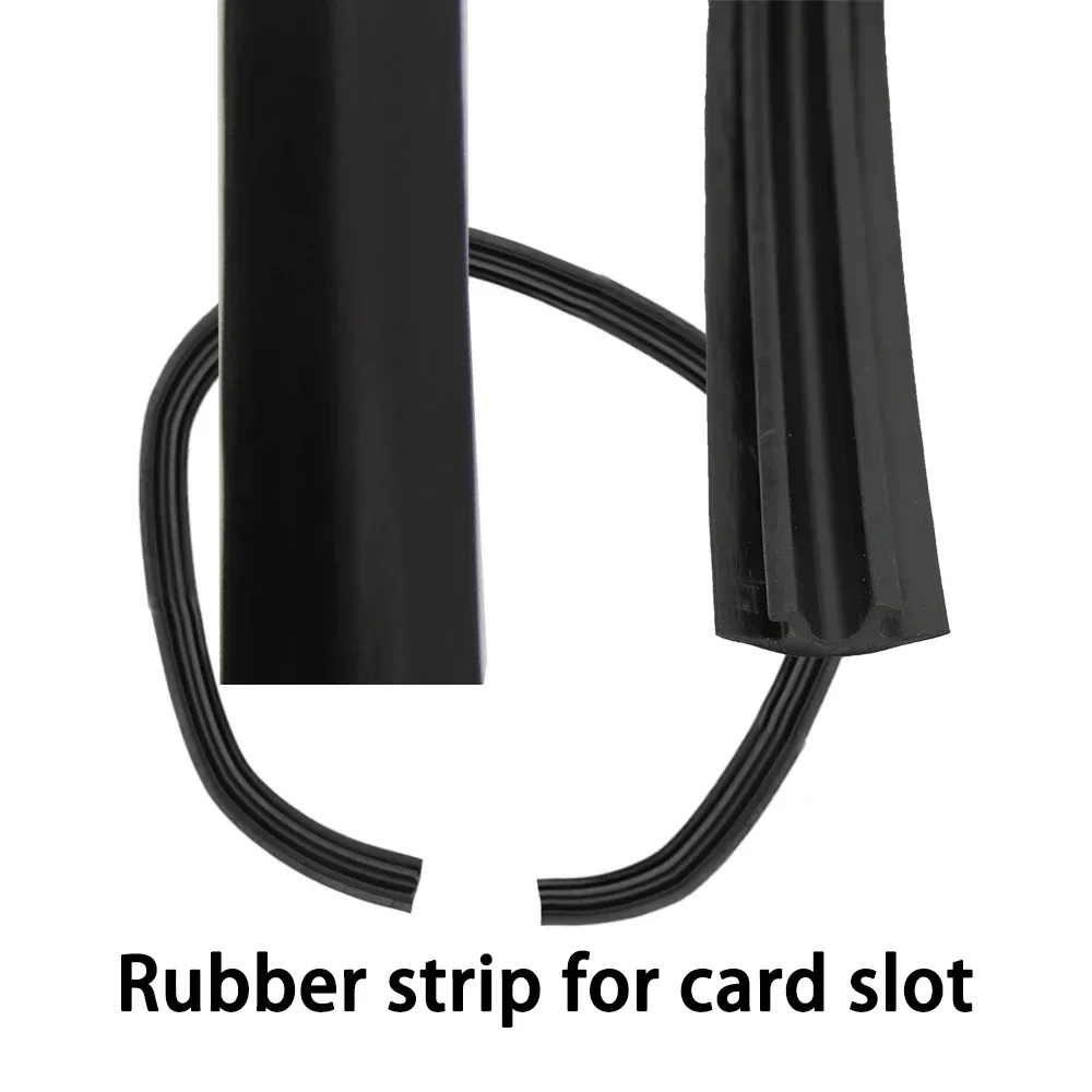 1pcs Rubber strip at the top groove of the shark crossbar. Anti slip rubber strip, increasing friction rubber strip