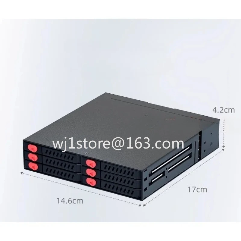 6-Disk chassis, optical drive position, built-in hard disk case 2.5-inch hard disk case case, hard disk.