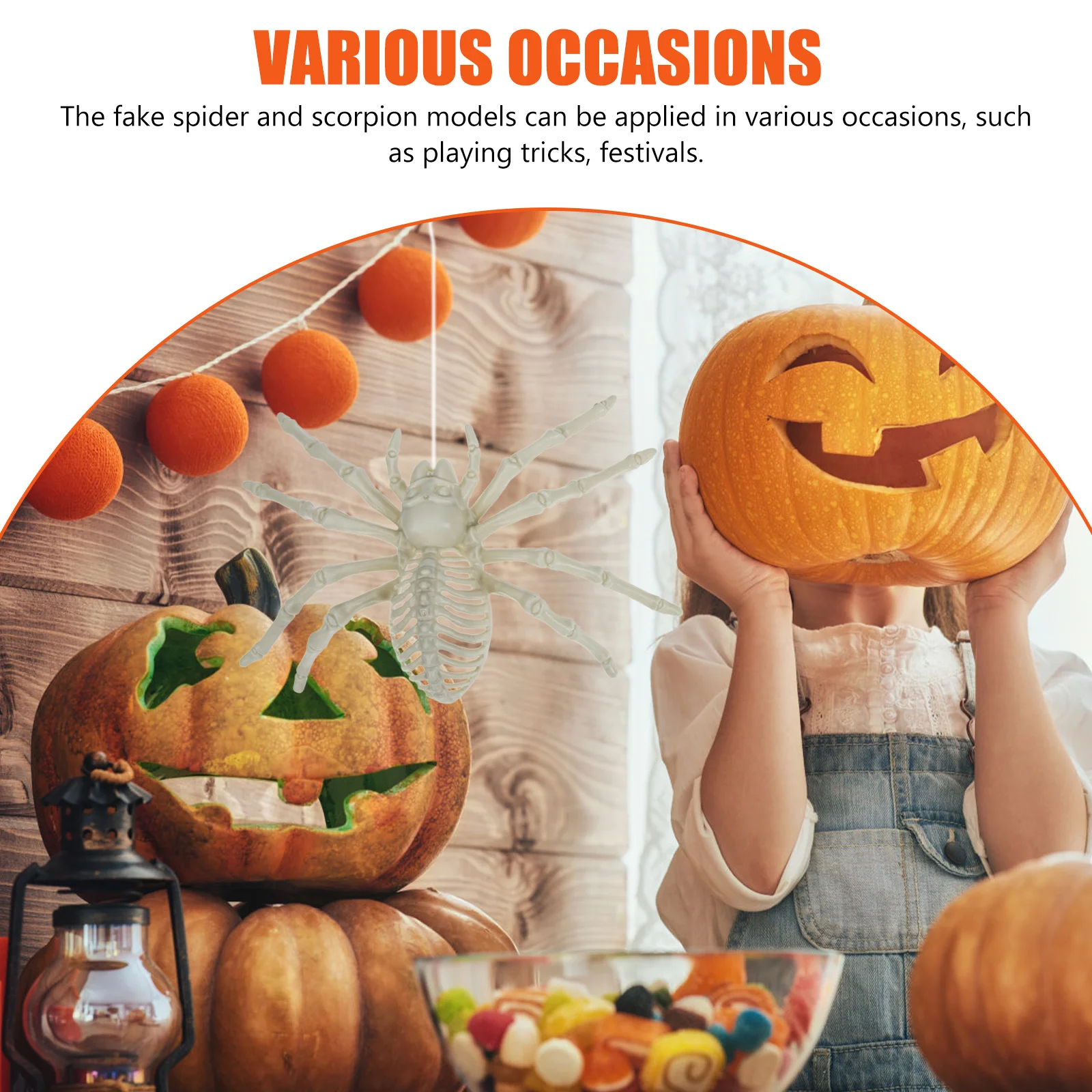 Simulated Spider Scorpion Decoration Decorations Halloween Model Spiders Fake Simulation Plastic Child