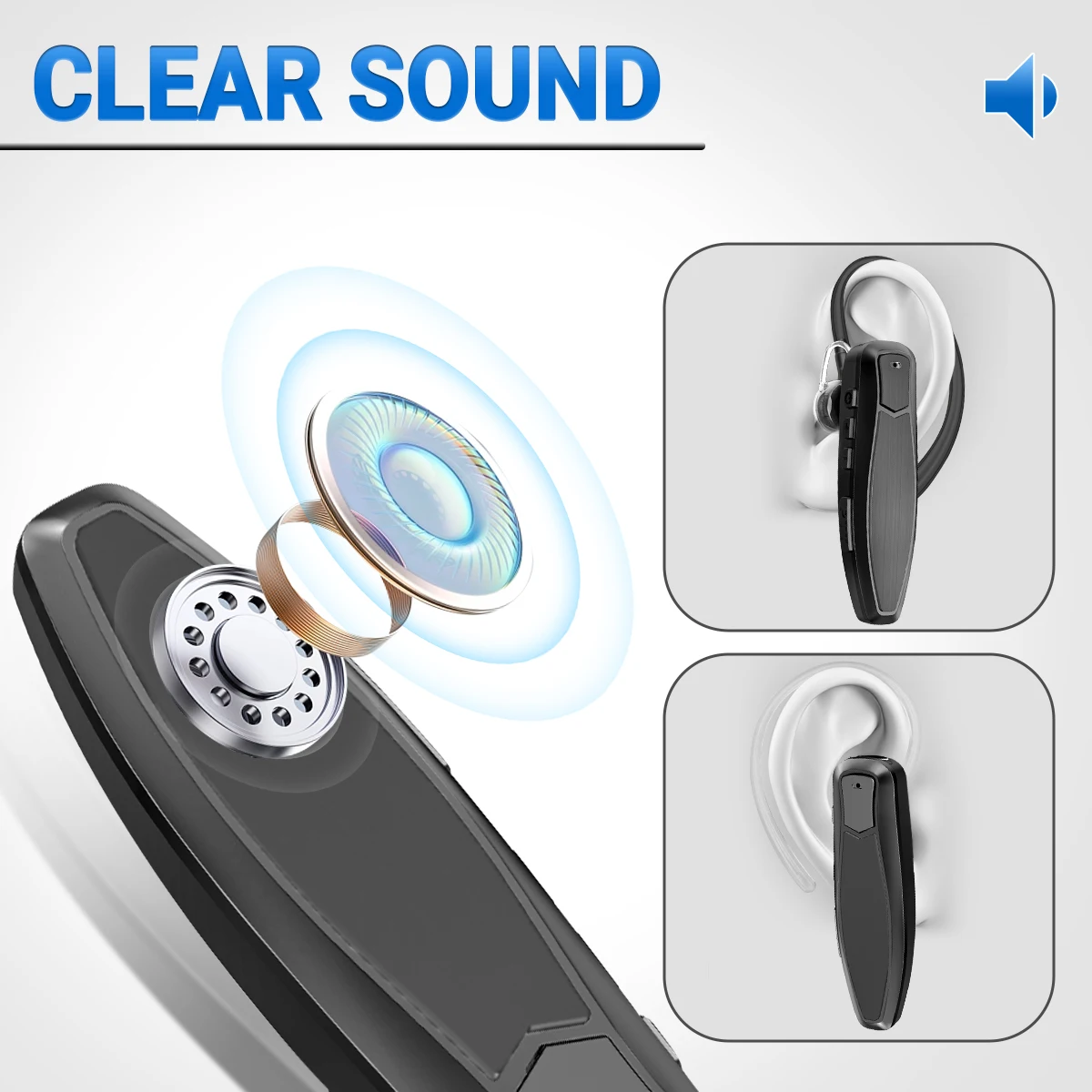 ABBREE Auriculares Bluetooth PTT para Baofeng y Quansheng - imagen 5
