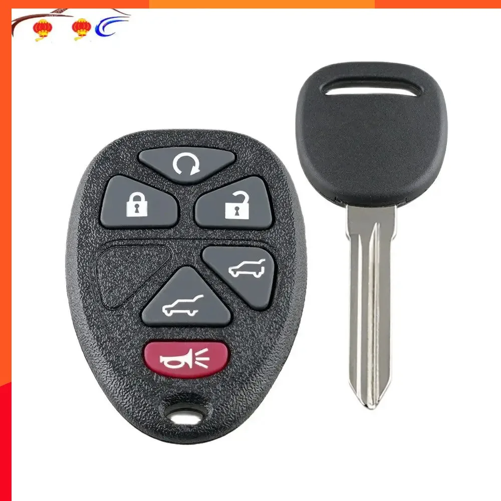 J18 6 buttons key OUC60270 315 frequency Replacement for Chevrolet 2007-2014 Chevy Silverado Suburban Remote Car Key Fob 6b Set