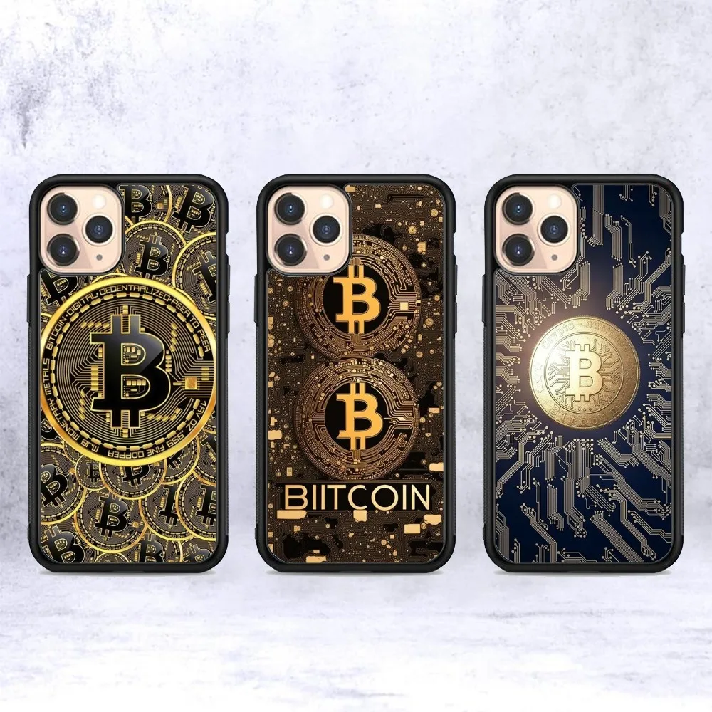 

Bitcoin Phone Case Silicone PC+TPU For For IPhone 11 12 13 14 15 16 Plus Pro Max Cover