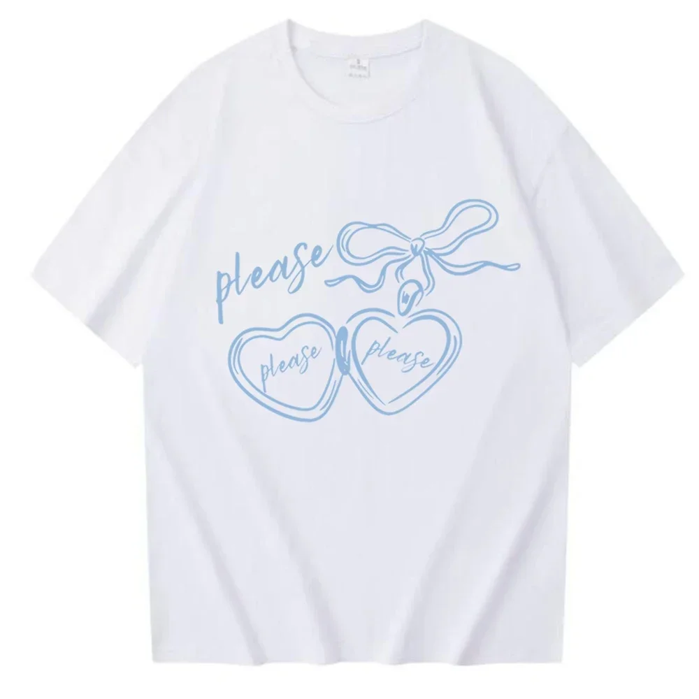 Sabrina Carpenter Please Please Please Music T-Shirt Fan Gift Unisex Fashion Casual T-Shirts  t shirts wmoens  jojo  Casual