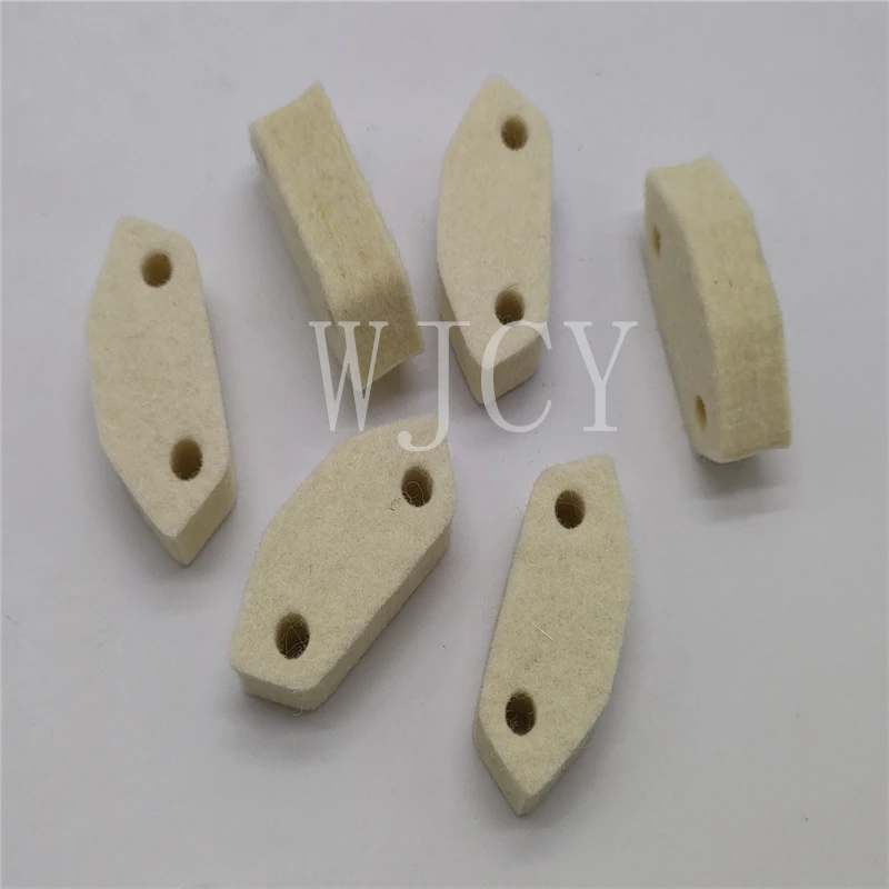 10 PCS KBA Printing Machinery Oil Plug Wool Felt L:53mm W:23mm KBA145 Printing Machinery Parts