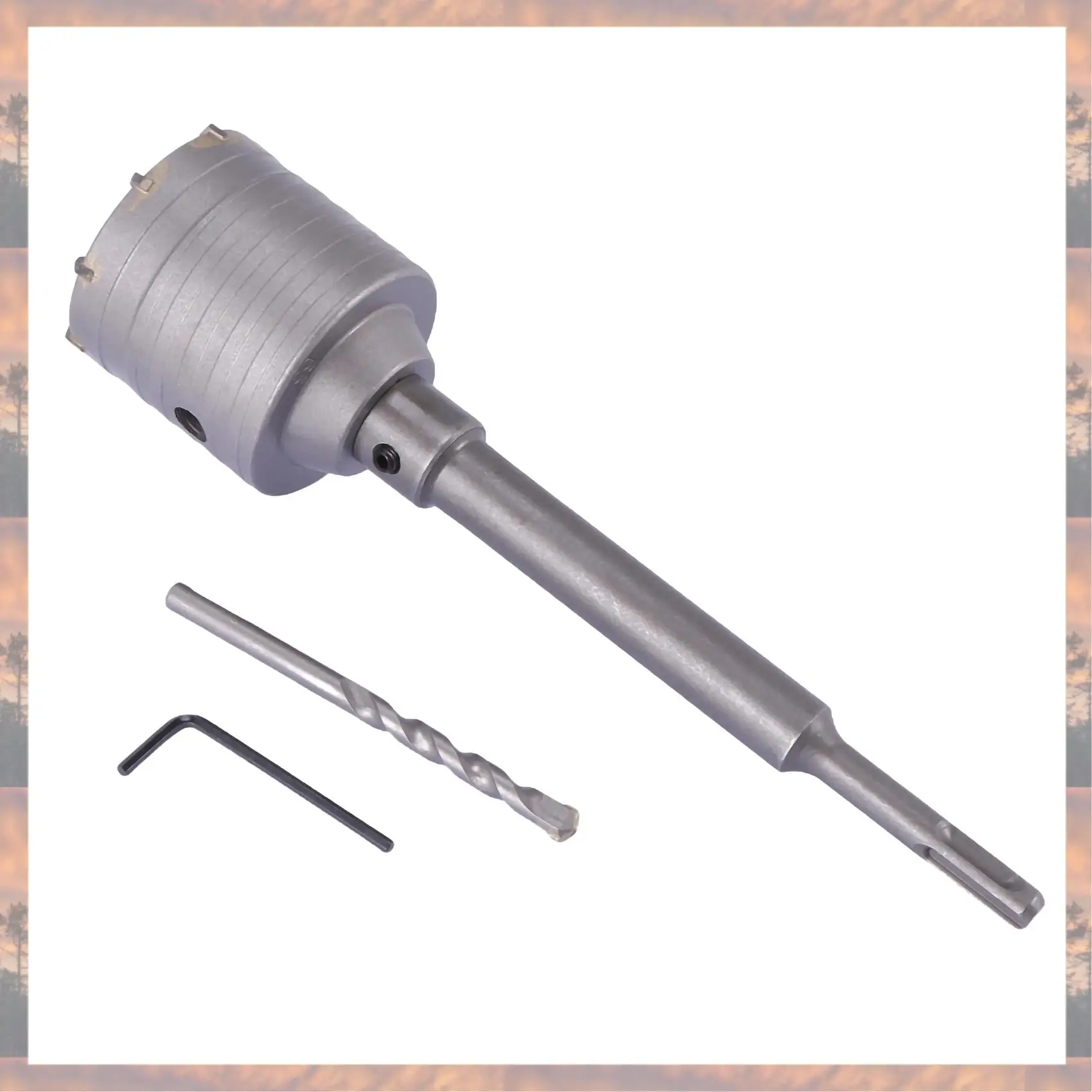 2025 Trend SDS Plus Shank Concrete Cement Stone 65Mm Wall Hole Saw Drill Bit 200Mm Rod Mark