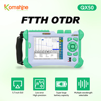 Fiber Optical Tester OTDR QX50 SM/MM/PON/MS 5.7 inch Touch Screen Optical Time Domain Refletmeter with 10MW Visual Fault Locator