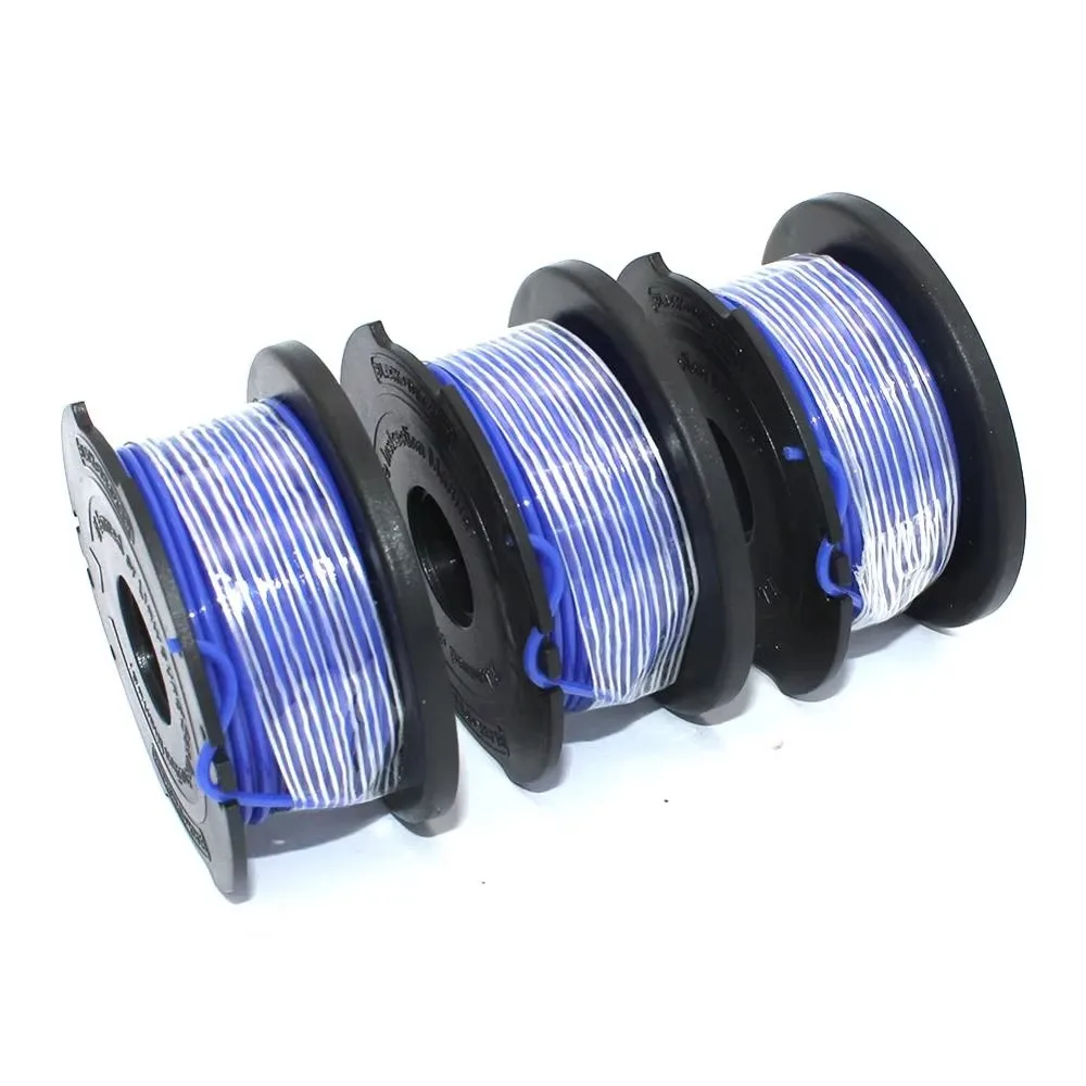 3PK Auto Feed String Trimmer Spool for Black + Deck GH3000 GH3000R LST540 LST540B Trimmer Edger Parts# SF-080 DWB-90588459N