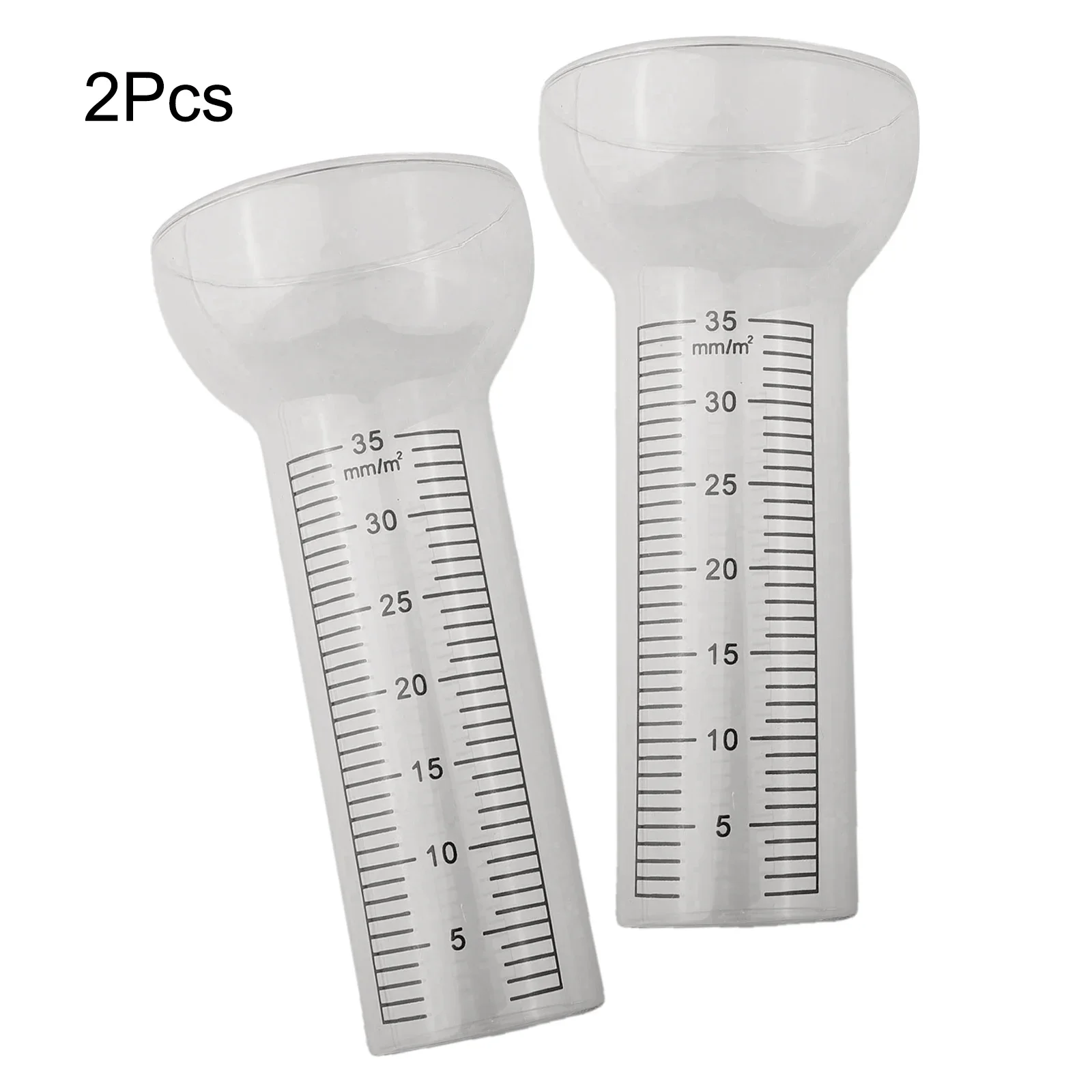 Ersatz glas für Regen messer Niederschlags messer Glas Regenwasser anzeige 35mm Hausgarten Hof Outdoor Wohn bedarf regenmesser glas regenmesser