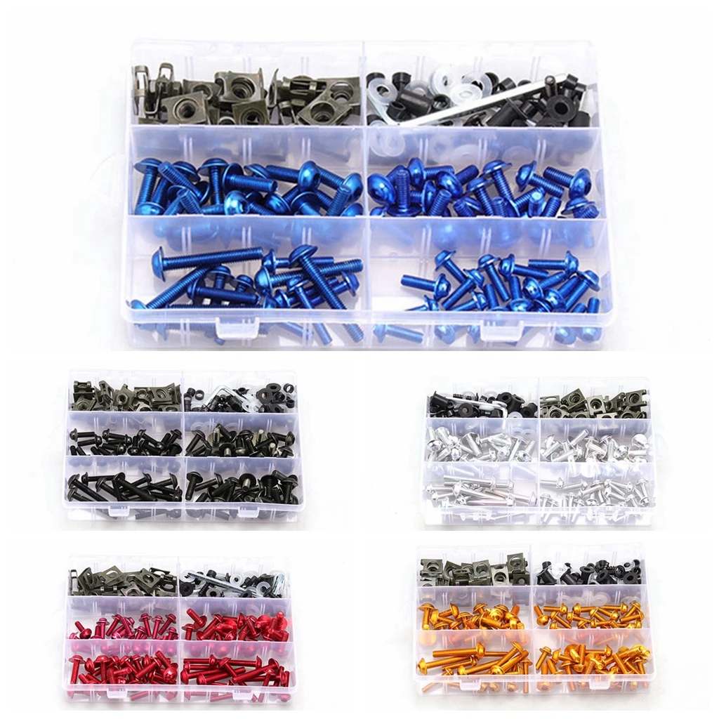 Motorcycle Fairing Bolts Screws Spring Bolt Kit For Kawasaki Ninja250 Ninja400 Ninja650 Z400 Z650 Z900 Z900RS Z1000 Z800 ZX6R