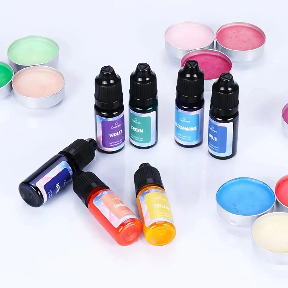 24 Color Candle Dyes Pigment Aromatherapy Liquid Colorant DIY Mold Soap Handmade Craft Resin