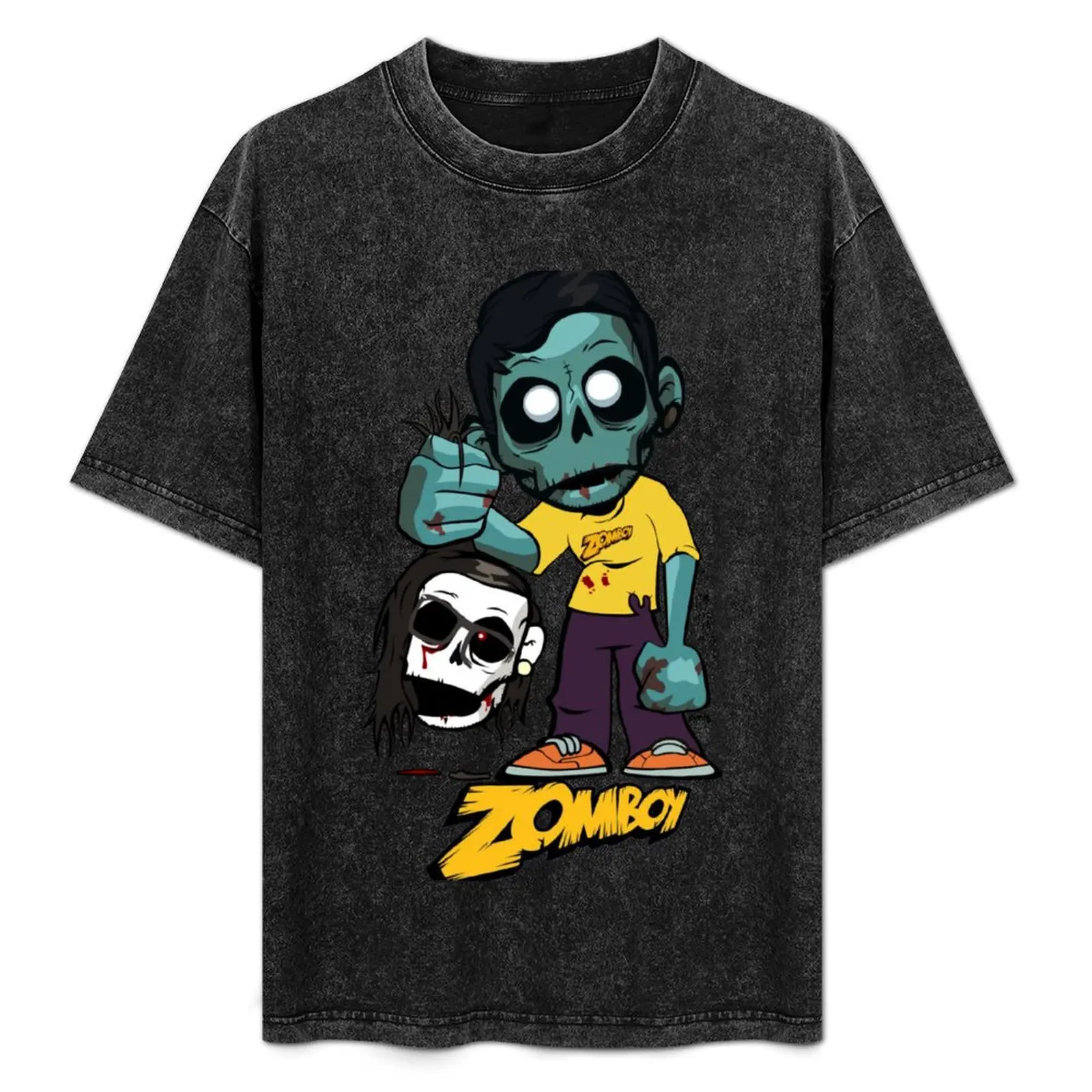 

Zomboy with Skrillex T-Shirt oversized t shirt quick drying man clothes sweat men graphic t shirts