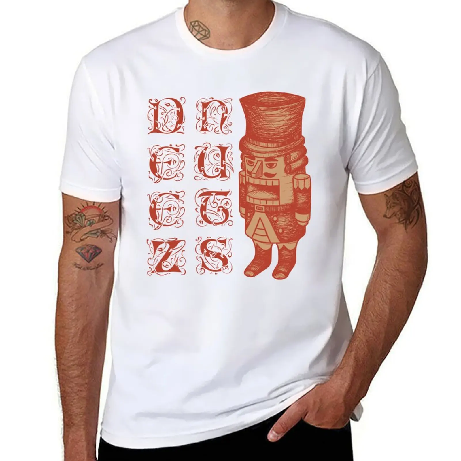 

DEEZ NUTS - Nutcracker Ugly Holiday Sweaters Christmas Ugly Sweater T-Shirt t shirt personalised man t shirts for men T-Shirt
