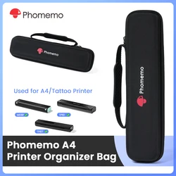 Phomemo M08F A4 Printer Black Bag, Portable Bag Compatible M08F, HPRT MT800/MT800Q Portable Thermal Printer(Box Only)