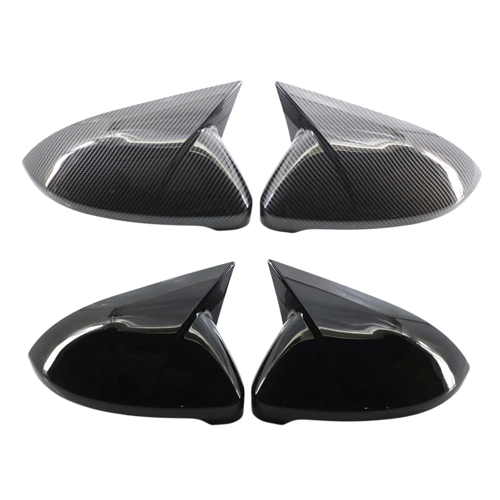 2Pcs Side Wing Mirror Cover Left and Right Fit for Golf MK7 GTI Car Styling