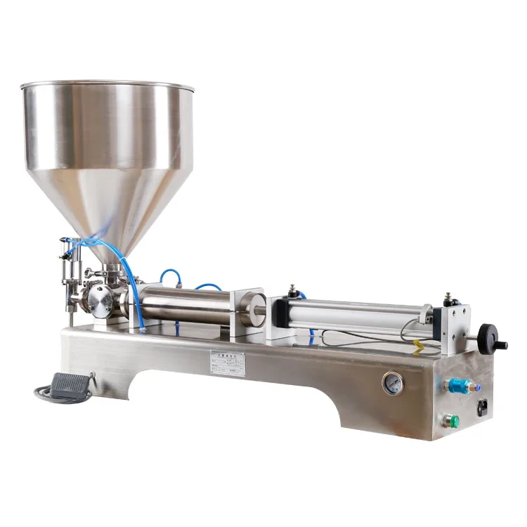 

YK CE certification high-capacity cream peanut butter tomato sauce paste pneumatic filling machine