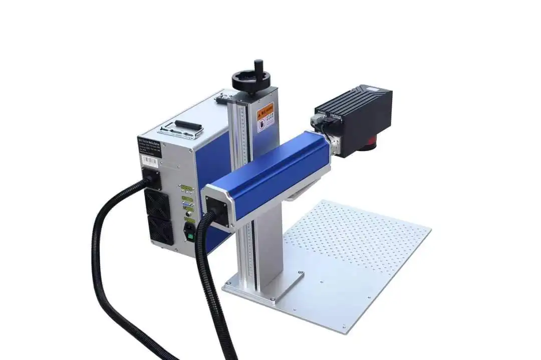 3d Fiber Laser Marking Machine 100w with Raycus Jpt 30w 60w Mopa M7 Laser Marking Machine Pratt Factory 2.5d Deep Marking