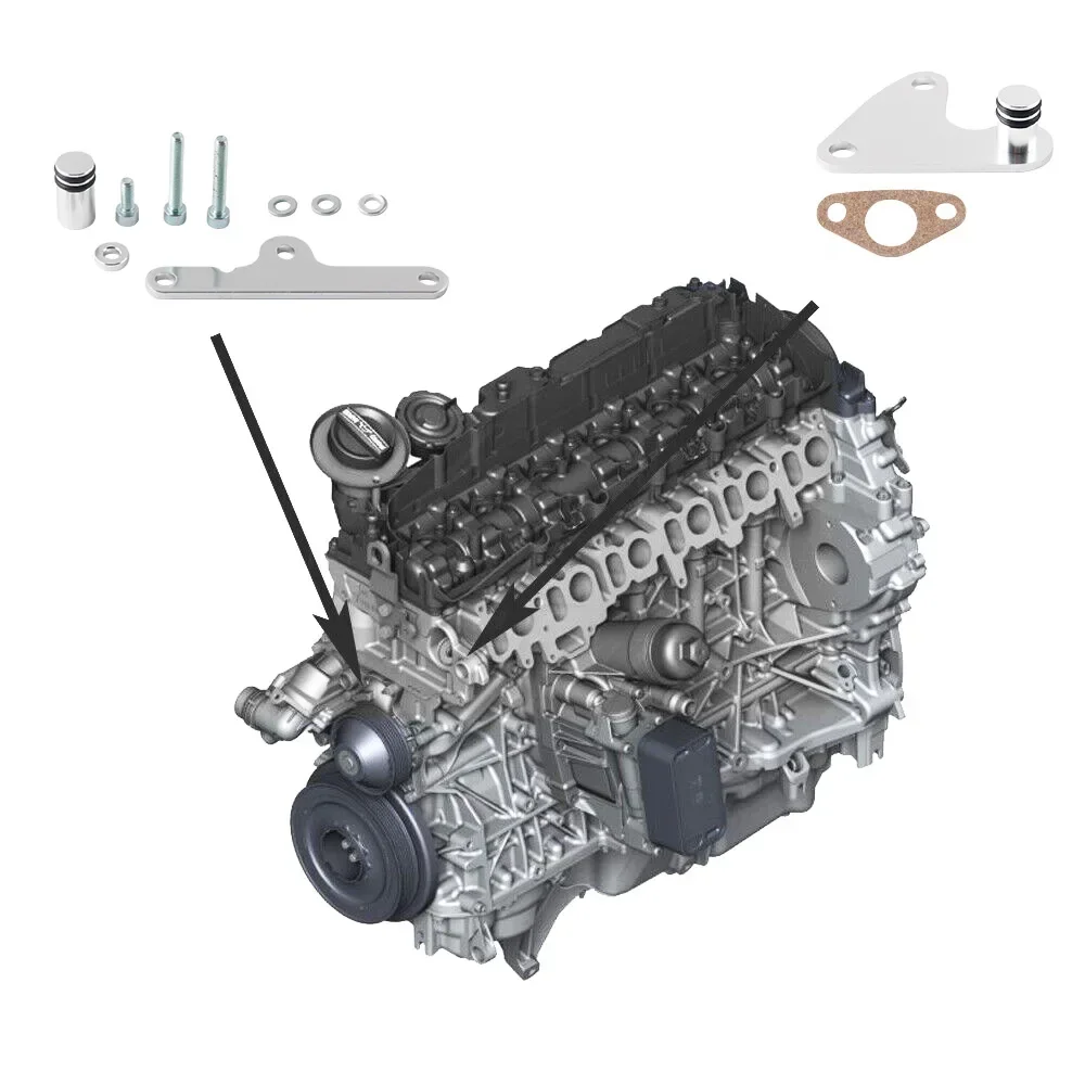 Broyear – hochwertige Dichtungssätze aus Aluminium für Ventile, passend für BMW 525d, 530d, N57- und N57S-Dieselmotoren. – Detail 7