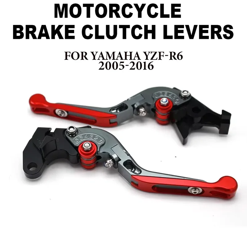 

For Yamaha YZF-R6 YZFR6 YZF R6 2005-2016 Motorcycle Accessory CNC Adjustable Folding Brake Clutch Levers