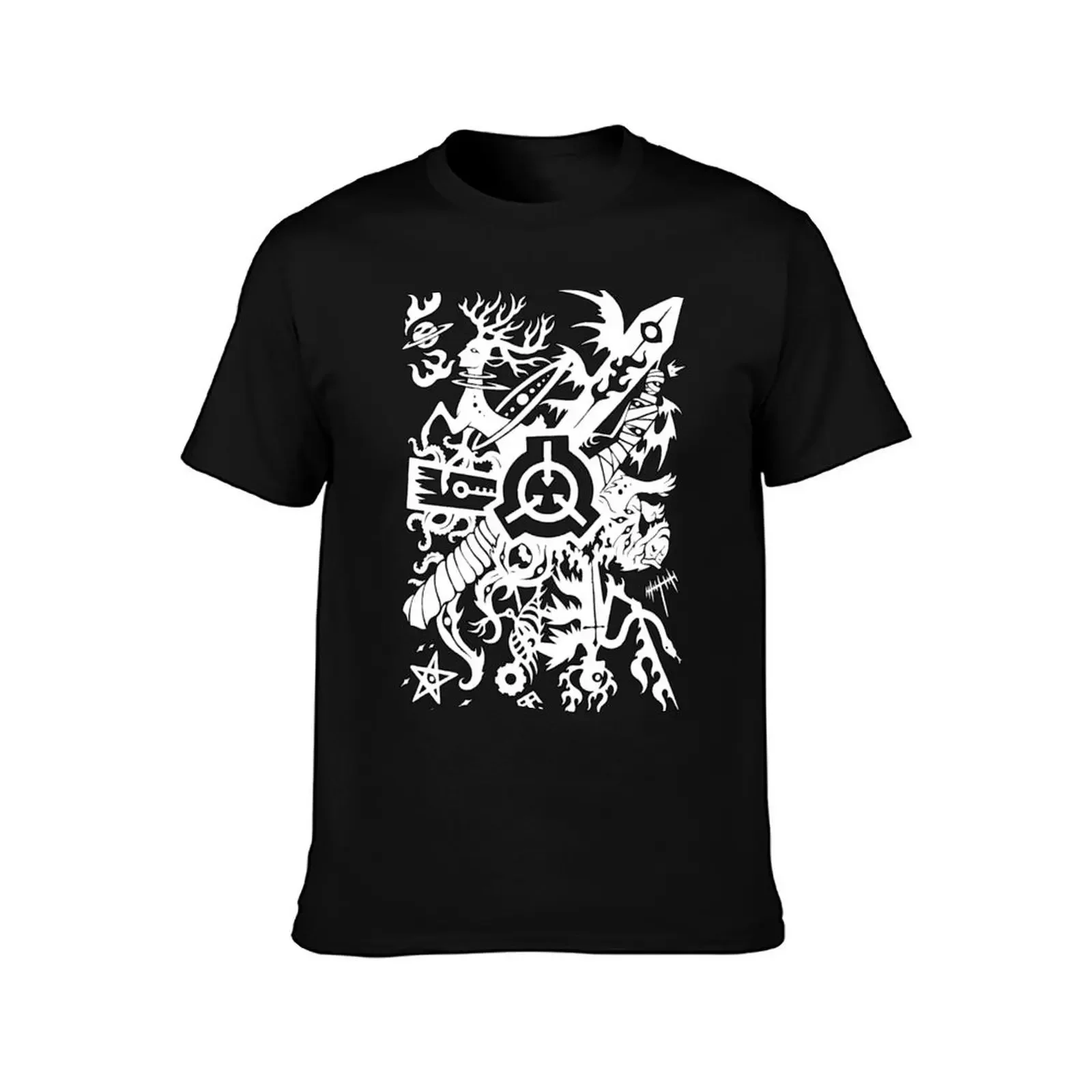 SCP Foundation Official Design: We die in the dark so that you may live in the light T-Shirt aesthetic clothes men clothing