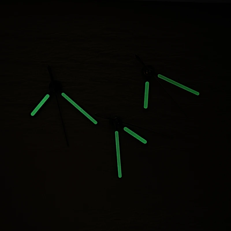 Nautilus polshorlogewijzers C3 Groene lichtgevende wijzers Past op NH35 NH36 4R35 4R36 7S Bewegingen Duikhorloge Retrofit Pointer Kit