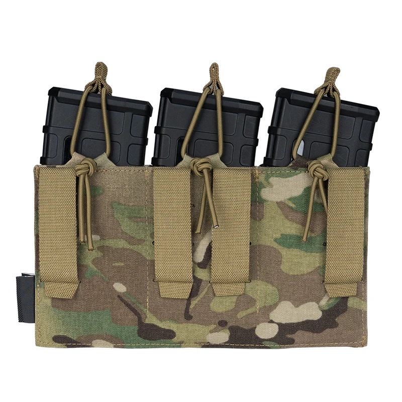 Imagem -02 - Toptacpro-bolsa Tripla Mag Transportadora Molle Tática Corte a Laser 556 mm 8515