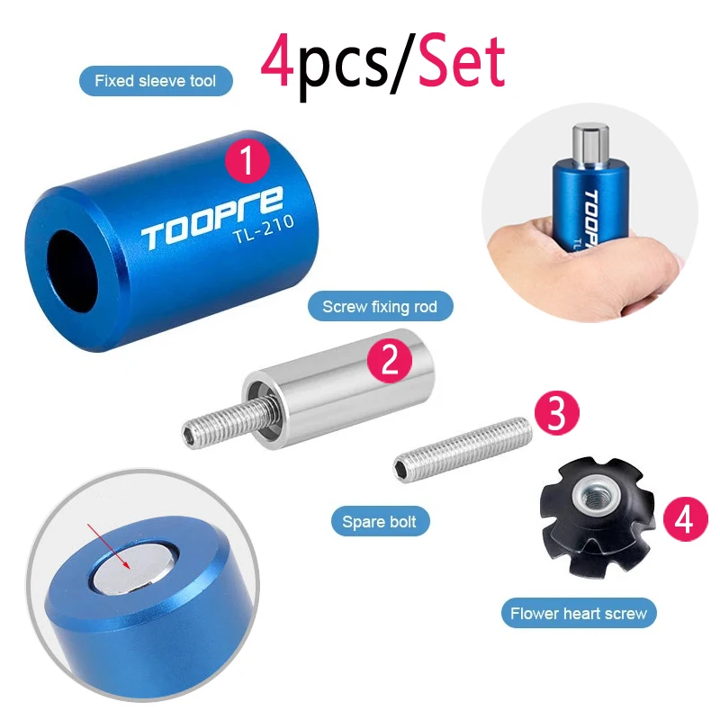 

1 Set Bicycle Star Nut Fitting Tool MTB Bike Steerer Tube Headset Components Tool Star Nut Press Tool for Threadless Bike Forks