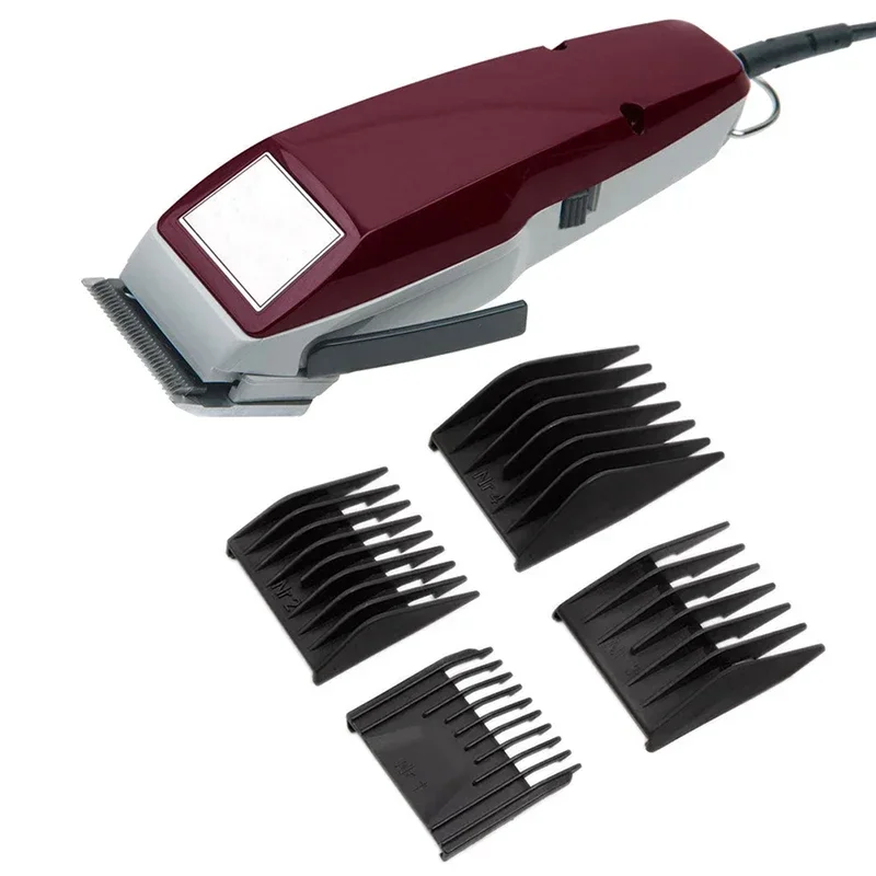 4pcs/set Moser 1400 Series Electric Push Shear Limit Combs Hair Trimmer Electric Shaving Limit Comb Set Kit Barbershop Tool