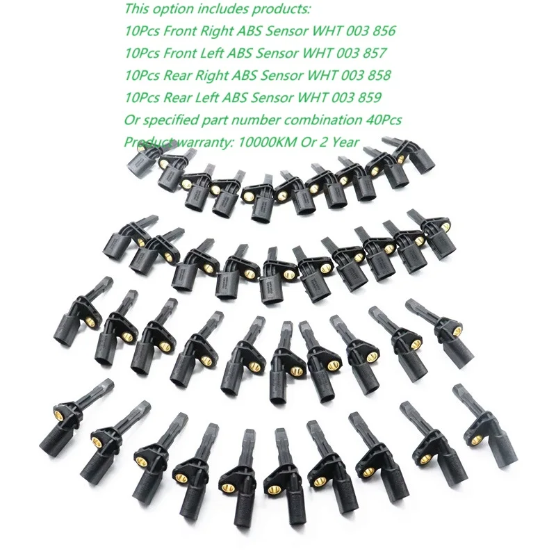 

Комплект из 40 датчиков скорости ABS для Audi A3 S3 Q3 TT VW Passat B6 B7 Golf MK5 6 Eos Tiguan WHT003856 WHT003857 WHT00385