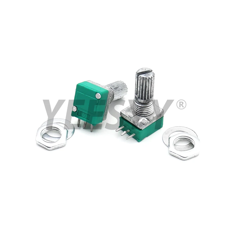 5Pcs Potentiometers B1K 5K 10K 20K 50K 100K 500K Industrial Switches RK097 RK097N 3Pin Switch Audio Shaft 15mm Amplifier Sealing