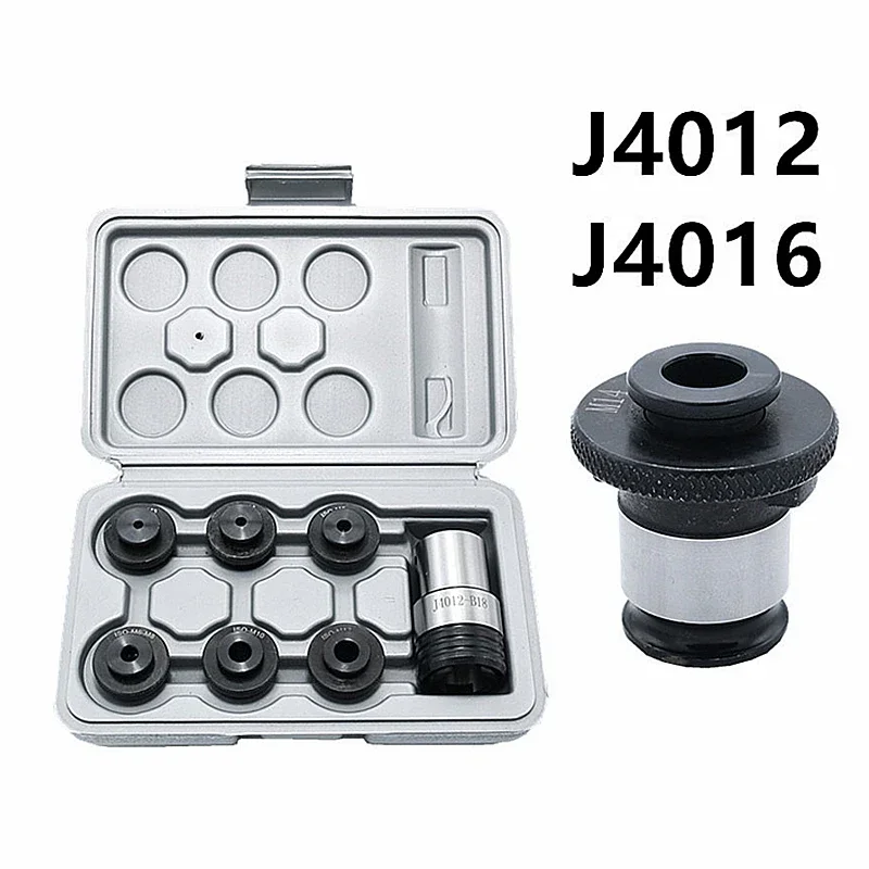 

J4012L J4016L Quick Change Tap Chuck B16 B18 IOS JIS Connection Hole Taper Tapping Chuck Set for Mechanical Lathe Drilling