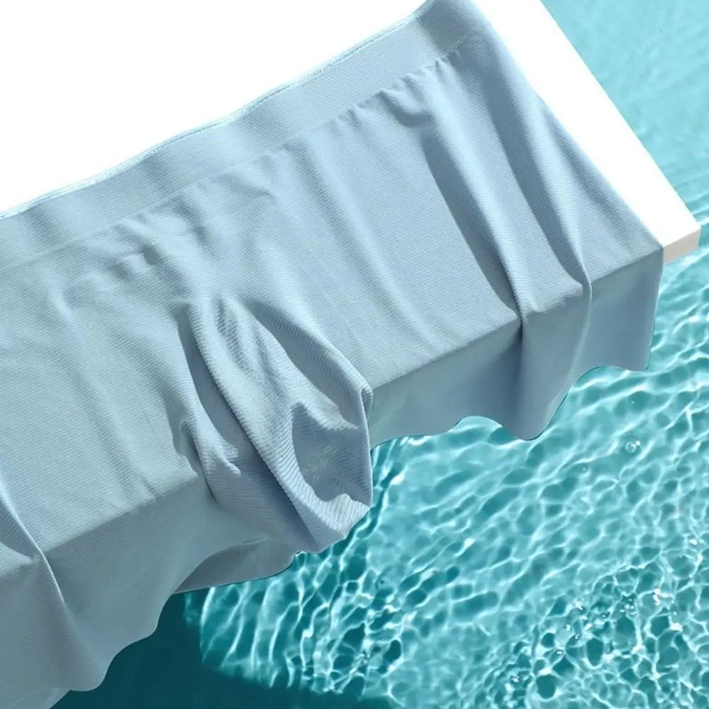 กางเกงบ็อกเซอร์ชายสีทึบสบายบางเฉียบความรู้สึกเย็นกางเกงชั้นในไร้รอยต่อชุดชั้นในชุดชั้นในสําหรับผู้ชายทุกวัน