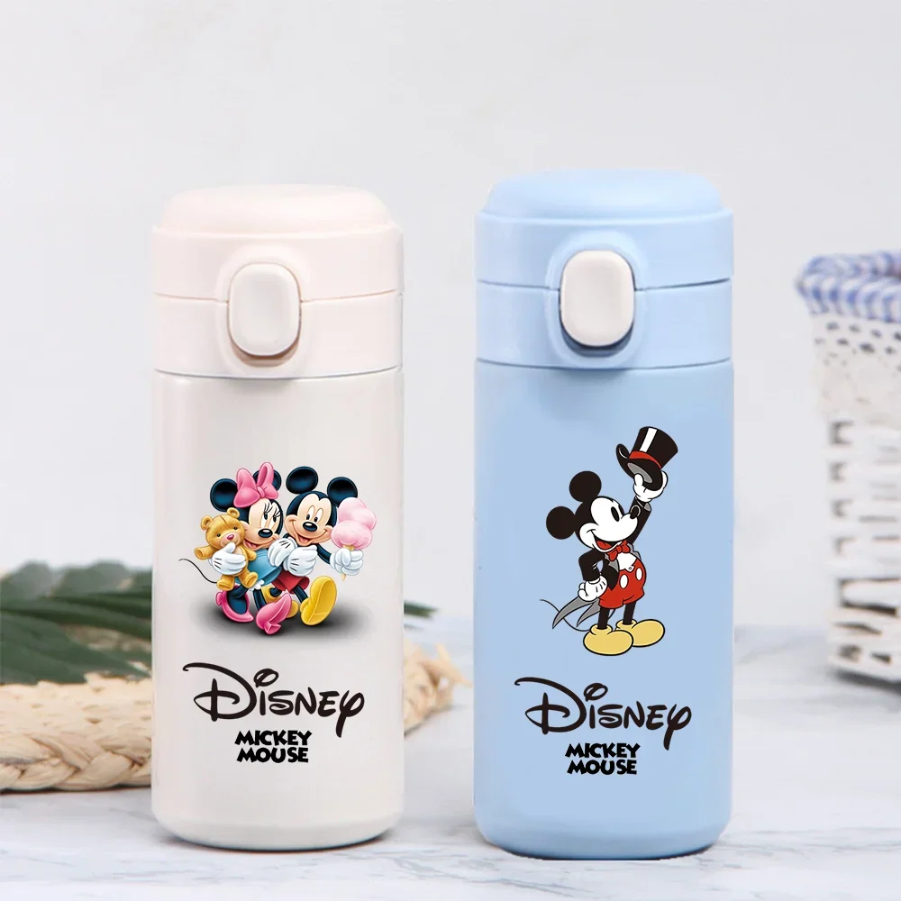 

Disney Mickey Mouse Thermal Cup Portable Large Capacity Sports Water Bottle Kids Drinking Cup Thermal Stainless Steel Bottle